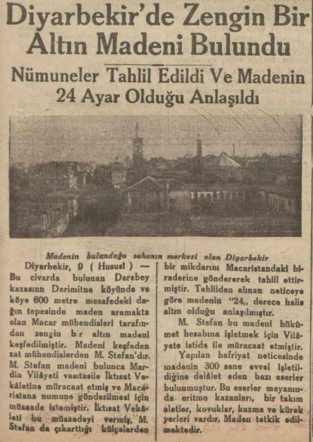 DİYARBAKIR ALTINMADENİ