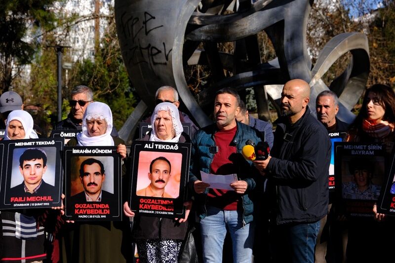 Kayip Yakinlari Eylem Diyarbakir Kosuyolu