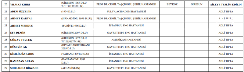 Istanbul Yangin Olenler 2