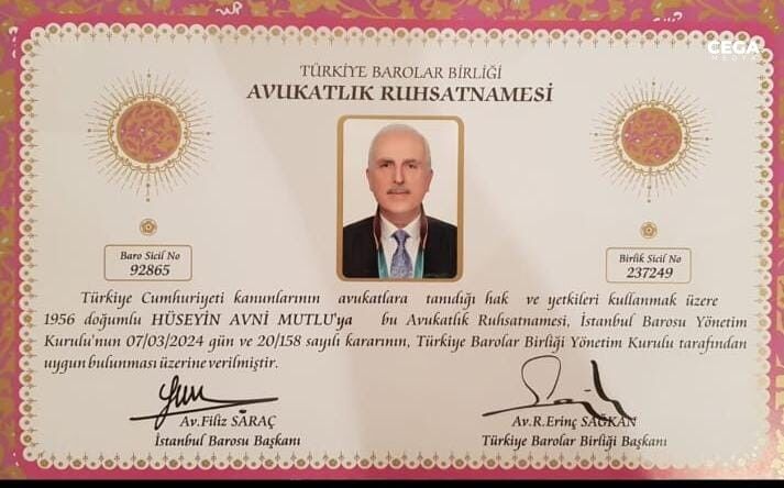 Avukatlik Belgesi̇