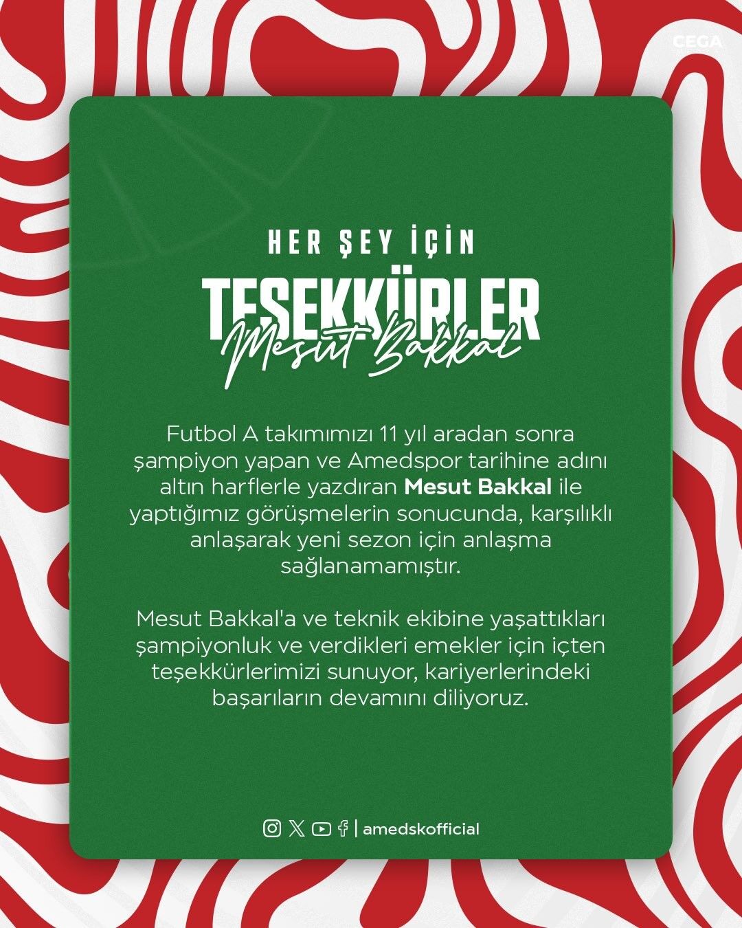 Teşekkür.