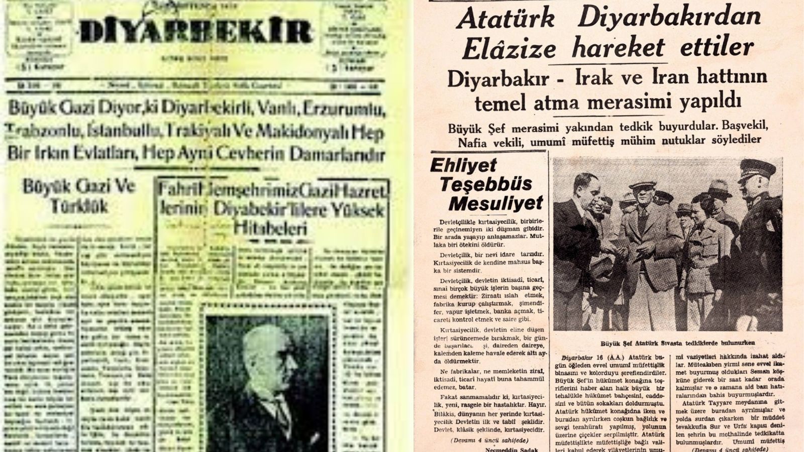 Diyarbakır'la ilgili Atatürk'ün dosyasından çıktı