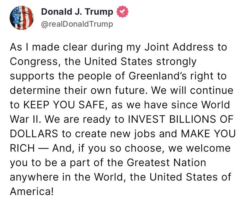 Grönland Trump