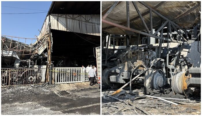 Diyarbakir Traktorculer Yangin