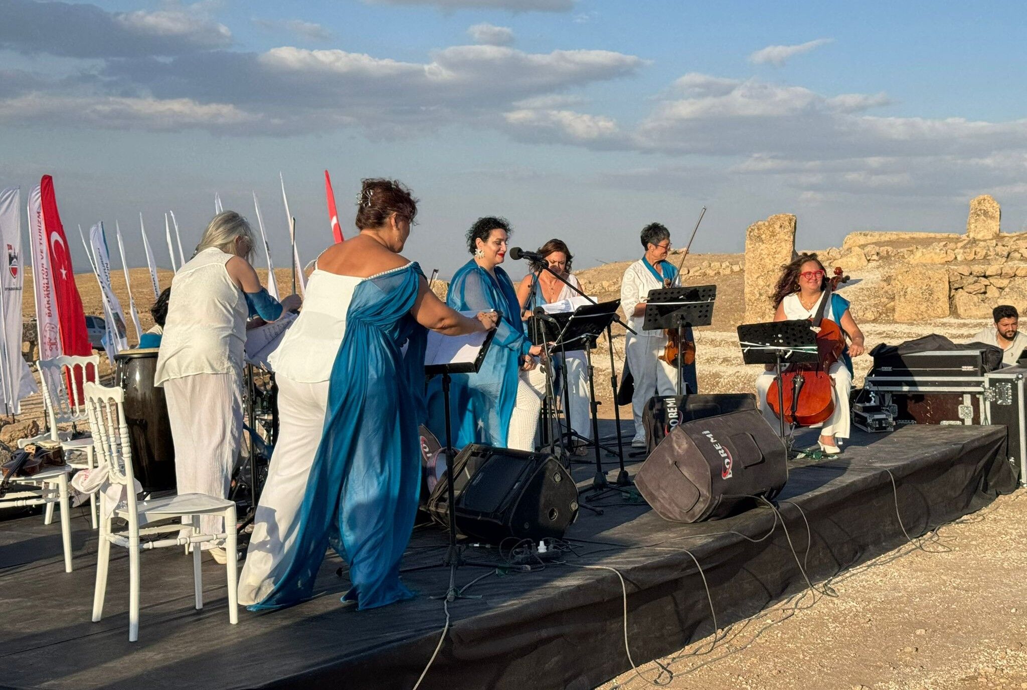 Zerzevan Kalesi’nde Allegra Ensemble’dan unutulmaz konser