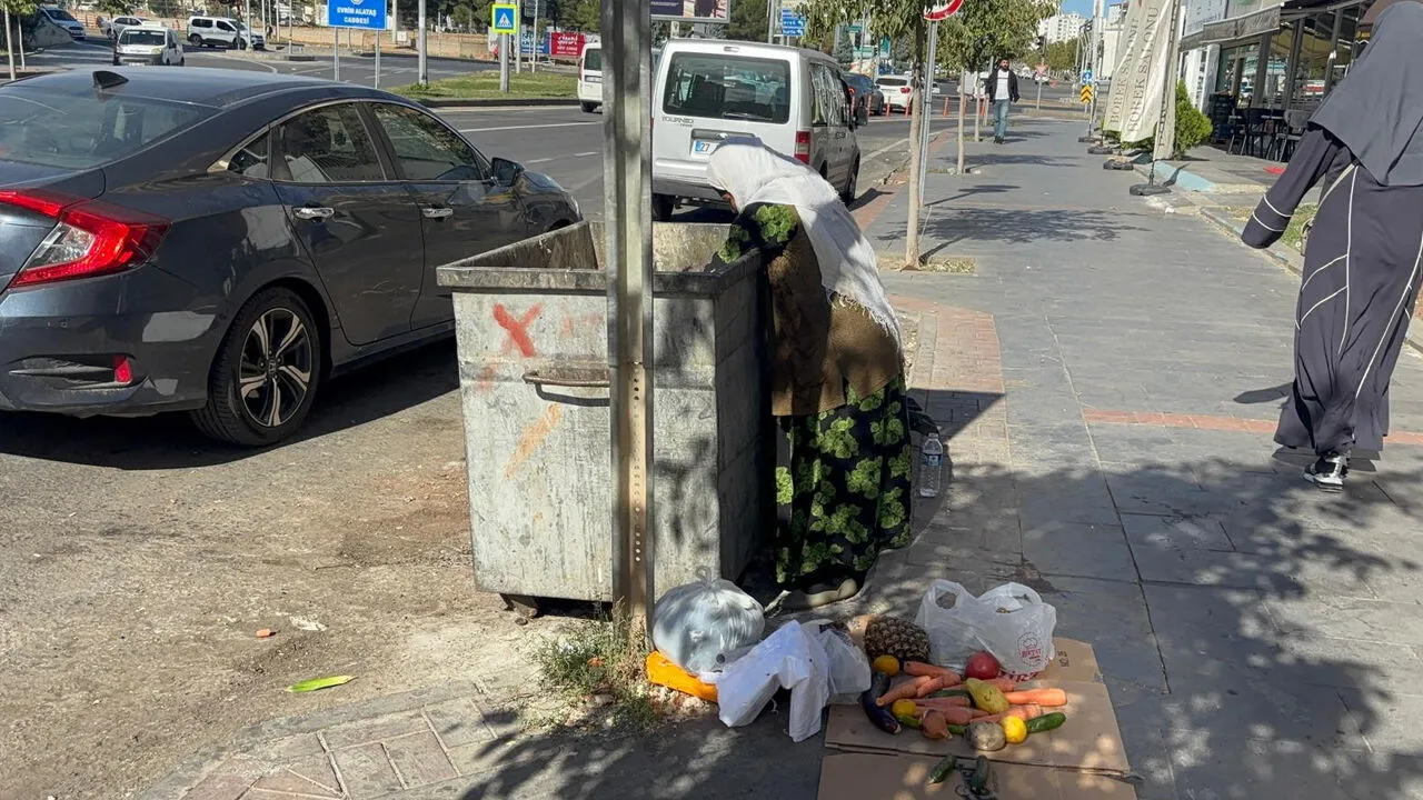 Diyarbakirda Copte Yiyecek Arayan Kobanili Kurt Kadinin Drami2