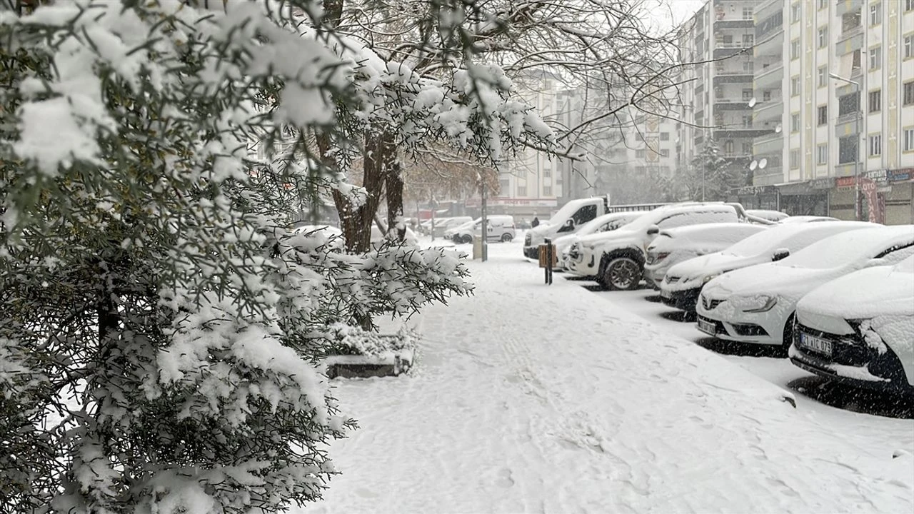 Diyarbakirda Kar Yagisi Etkili Oldu