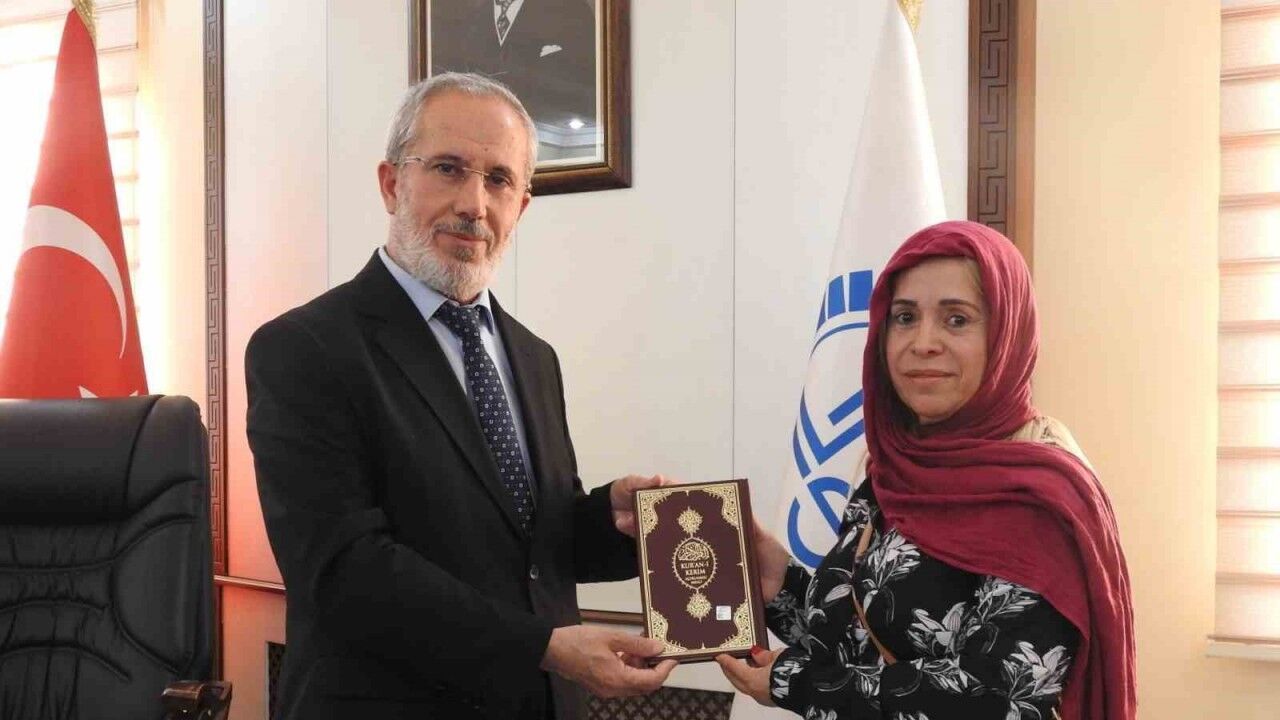 Brezilyalı kadın Kilis’te Müslüman oldu
