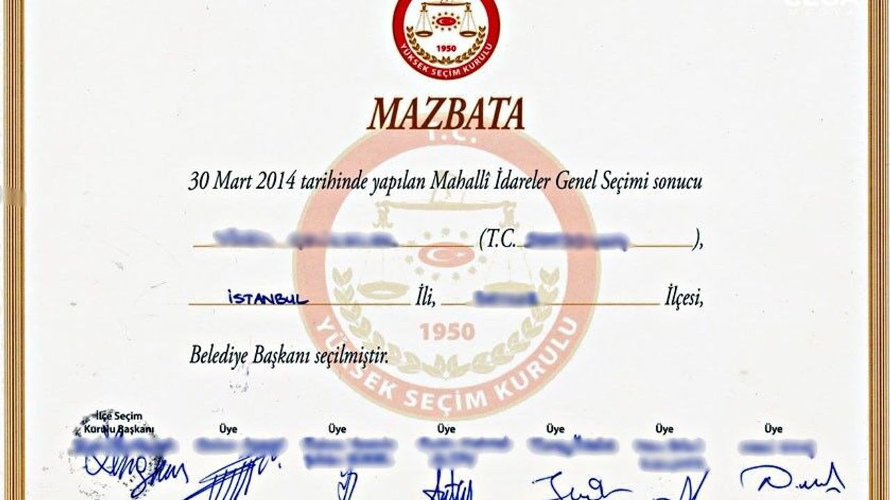 Büyükşehir mazbatası bugün verilecek