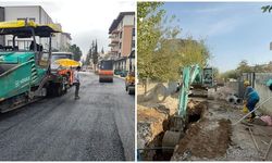 Adıyaman’da çarşı merkezinde altyapı çalışması