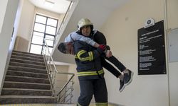 Diyarbakır’da, deprem ve yangın tatbikatı