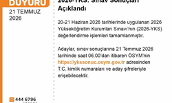 2026 YKS sonuçları açıklandı: ÖSYM sonuç ekranı erişime açıldı