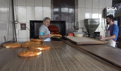 50 yıldır ekmeğini fırından çıkarıyor