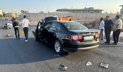 Şanlıurfa'da otomobil ile çarpışan bisikletteki 1 kişi öldü, 1 kişi yaralandı