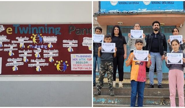 Diyarbakır Dicle’de çevre bilinci konulu e Twinning projesi