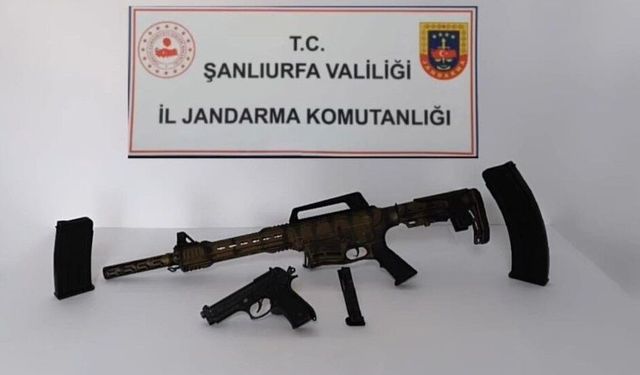 Şanlıurfa'da ruhsatsız silah operasyonu