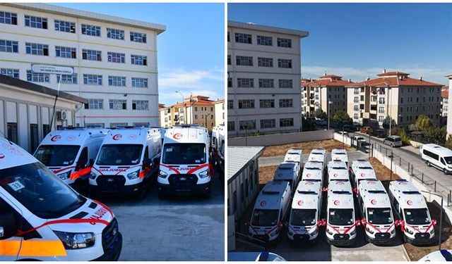 Bakanlıktan Gaziantep’e 16 ambulans daha