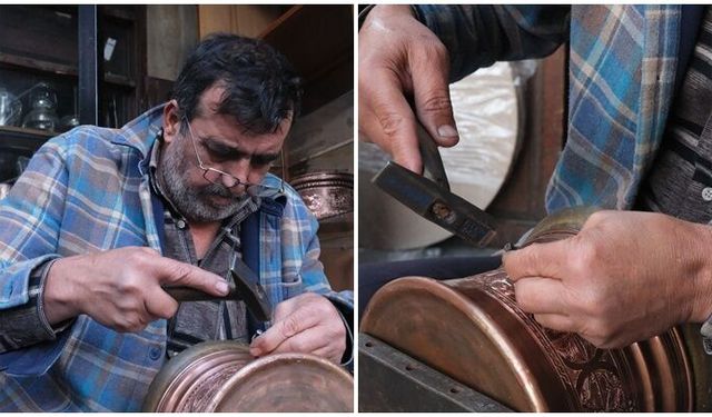 43 yıllık bakır ustası: Bu iş artık son demlerini yaşıyor