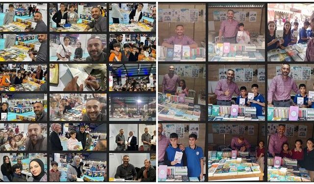 Yazar Sinanoğlu'na imza gününde yoğun ilgi