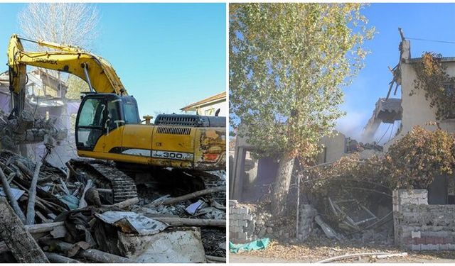 Van’da yıkım çalışması