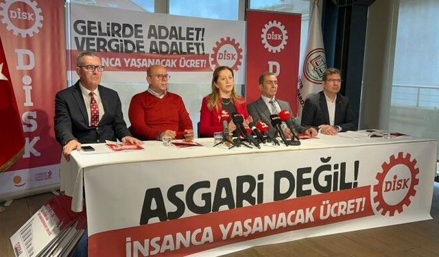 DİSK 2026 asgari ücret araştırma raporunu açıkladı