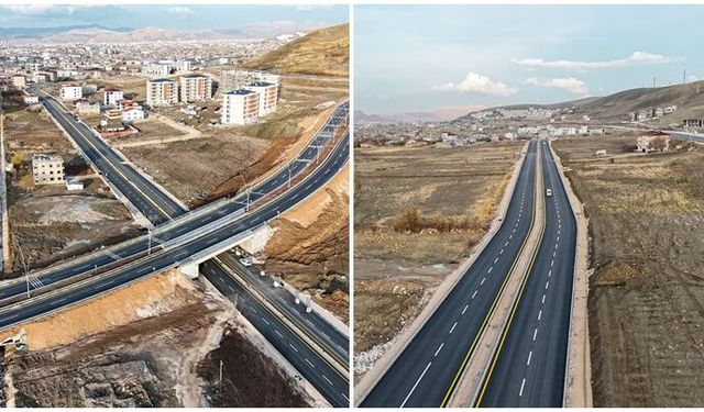 Van’da Elmalık yolu trafiğe açıldı