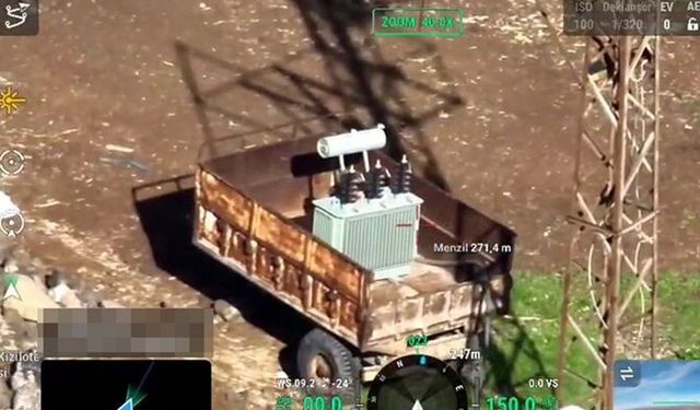 Mardin'de yapay zeka destekli dronlarla kaçak trafo denetimi