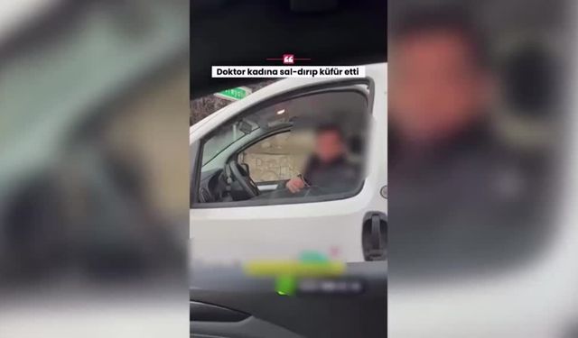 Trafikte kadın sürücüye saldırdı: Gözaltında