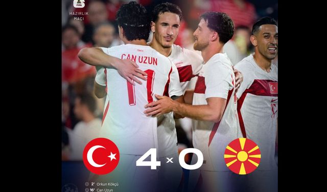 Türkiye Makedonya Maçı Kaç Kaç Bitti? Türkiye 4-0