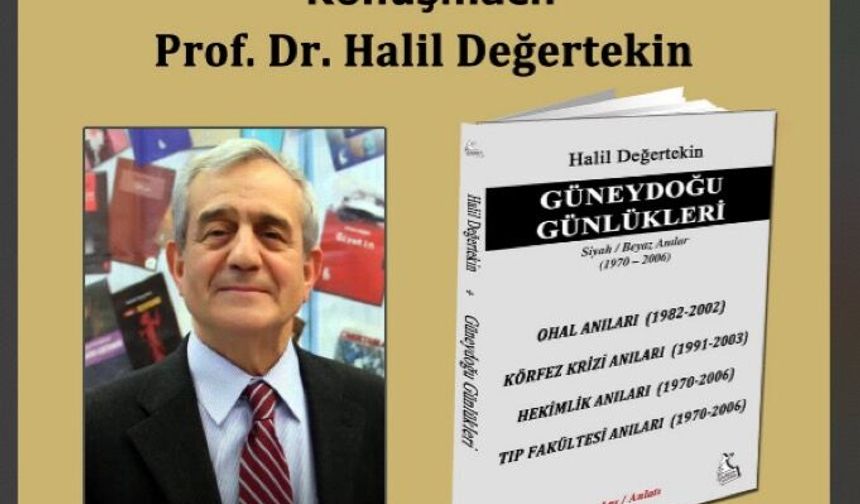 Halil Değertekin, Diyarbakır’da Kitapseverlerle Buluşuyor