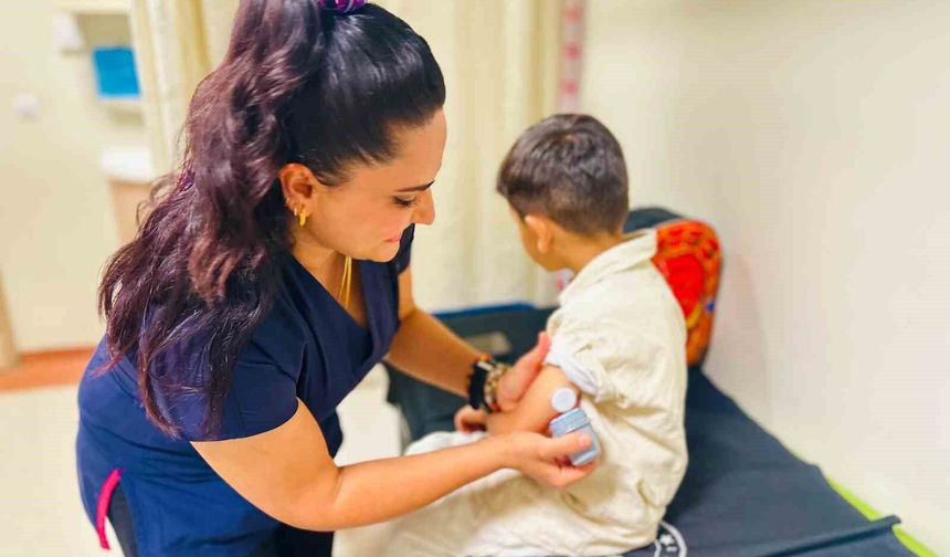 Siirt’te şeker çocuklara sensör takılmaya başlandı