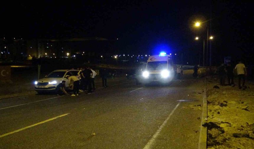 Gercüş'te motosiklet sürücüsünün feci ölümü