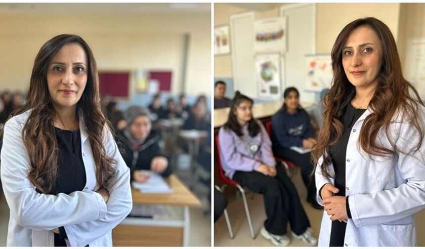 Vanlı öğretmen öğrencilerine ilham oluyor