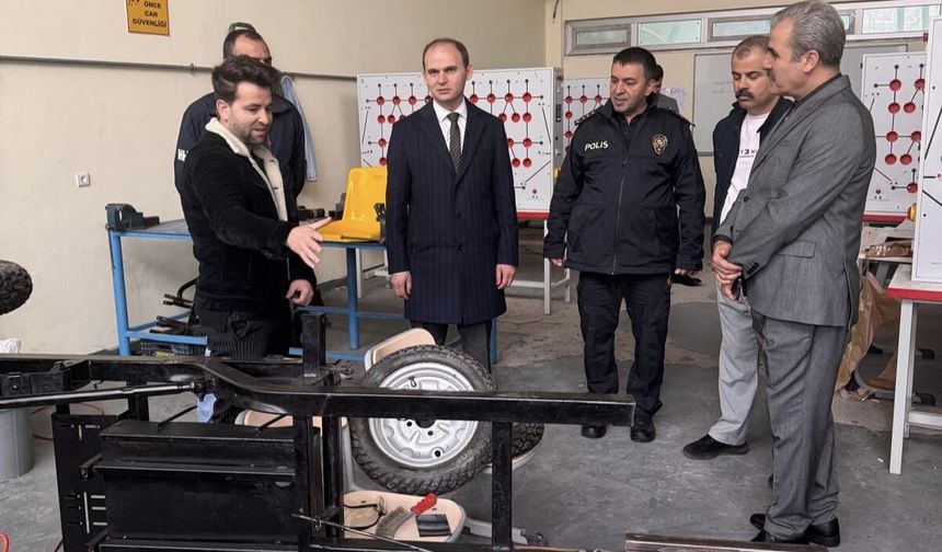 Siverek'teki okulda eğitim yeniden başladı