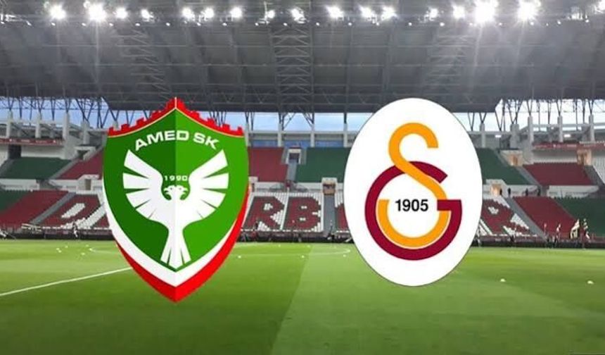Amedspor'un, Galatasaray ve Fenerbahçe maçları belli oldu