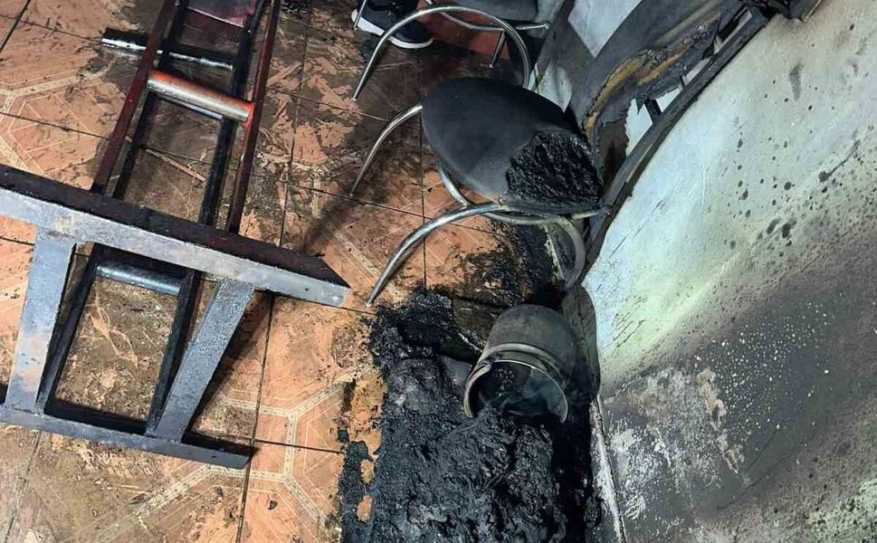 Diyarbakır’da  araç hareket halindeyken küle döndü
